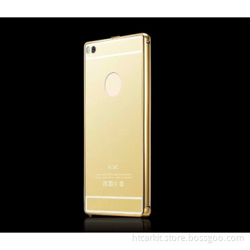 For Huawei Ascend P8 Lite Luxury Aluminum Metal Bumper Case PC cover mirror case